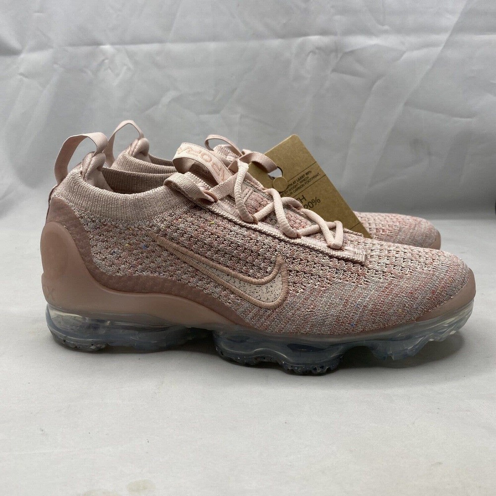 Nike Air VaporMax 2021 FlyKnit Sneakers Womens Size 5.5 Pink Oxford DJ9975-600